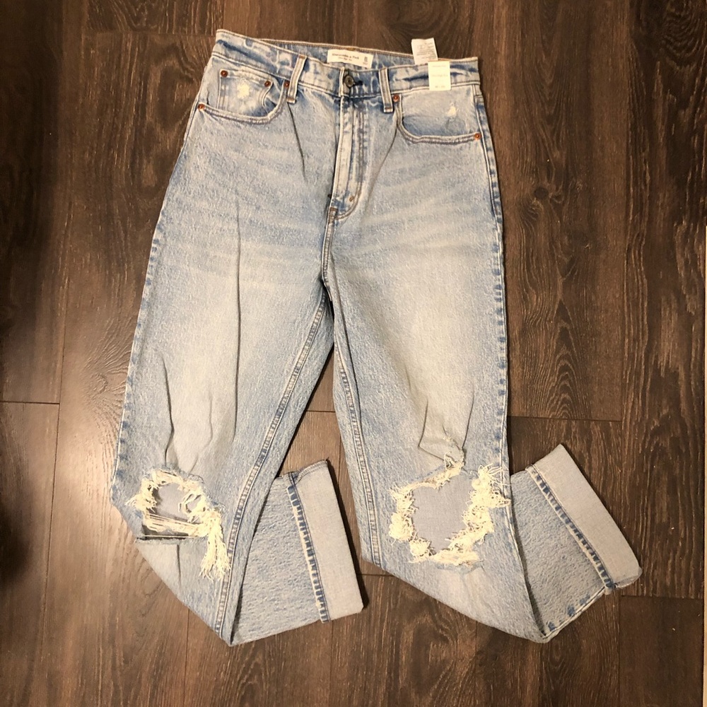 Abercrombie & Fitch ultra high rise jeans